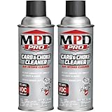 MPD Pro Carburetor & Choke Cleaner Spray – Fast-Acting Formula Removes Varnish, Gum & Sludge – Restores Airflow & Throttle Response – Low VOC, 45% Compliant – (Pack of 2)