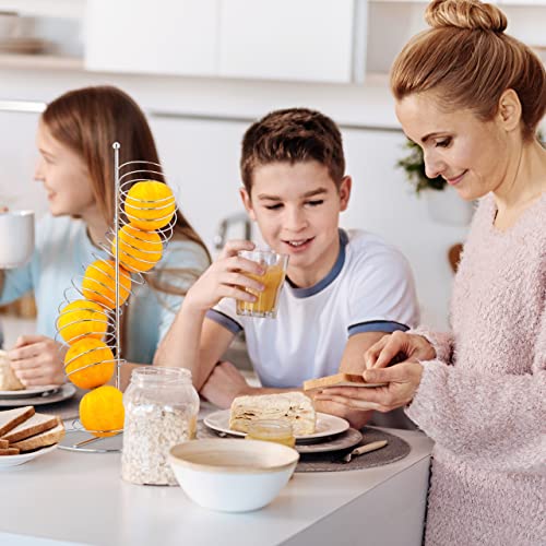 Relaxdays Portafrutta a Spirale in Metallo