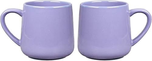 Bosmarlin Taza de café de cerámica brillante, taza de té para la oficina y el hogar, 18 onzas 532 ml., apta para lavavajillas y microondas