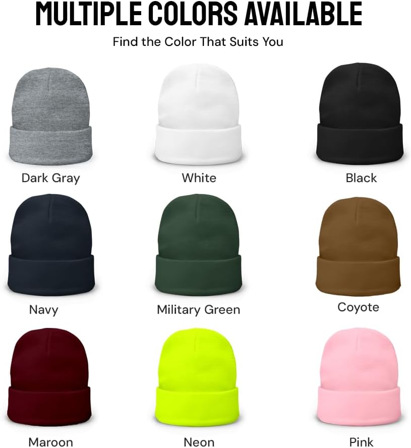 Custom Beanie Hat Personalized Embroidered Beanie Cap for Women and Men Design Logo Text Acrylic Gift Winter Soft Warm Beanie - Image 5