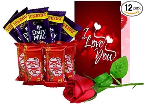 Midiron Chocolate Gift | Valentine Day Chocolate Gift for Girlfriend, Boyfriend, Chocolate Gift for Valentines Day, Birthday, Anniversary and Other Special Day| Chocolate Gift Set