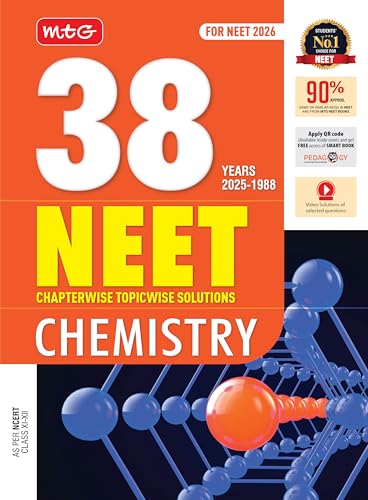 Image of (Old Edition)MTG 38 Years NEET Previous Year Solved Question Papers Chemistry