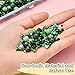 Glass Beads Jewelry Making Kit, Fresh Green Color-900pcs Include 8mm Assorted Beads, 4mm Bicone Crystal Beads, 2-4mm Spacer Seed Beads for DIY Bracelet, Earring Necklace Pendants Making Supplies