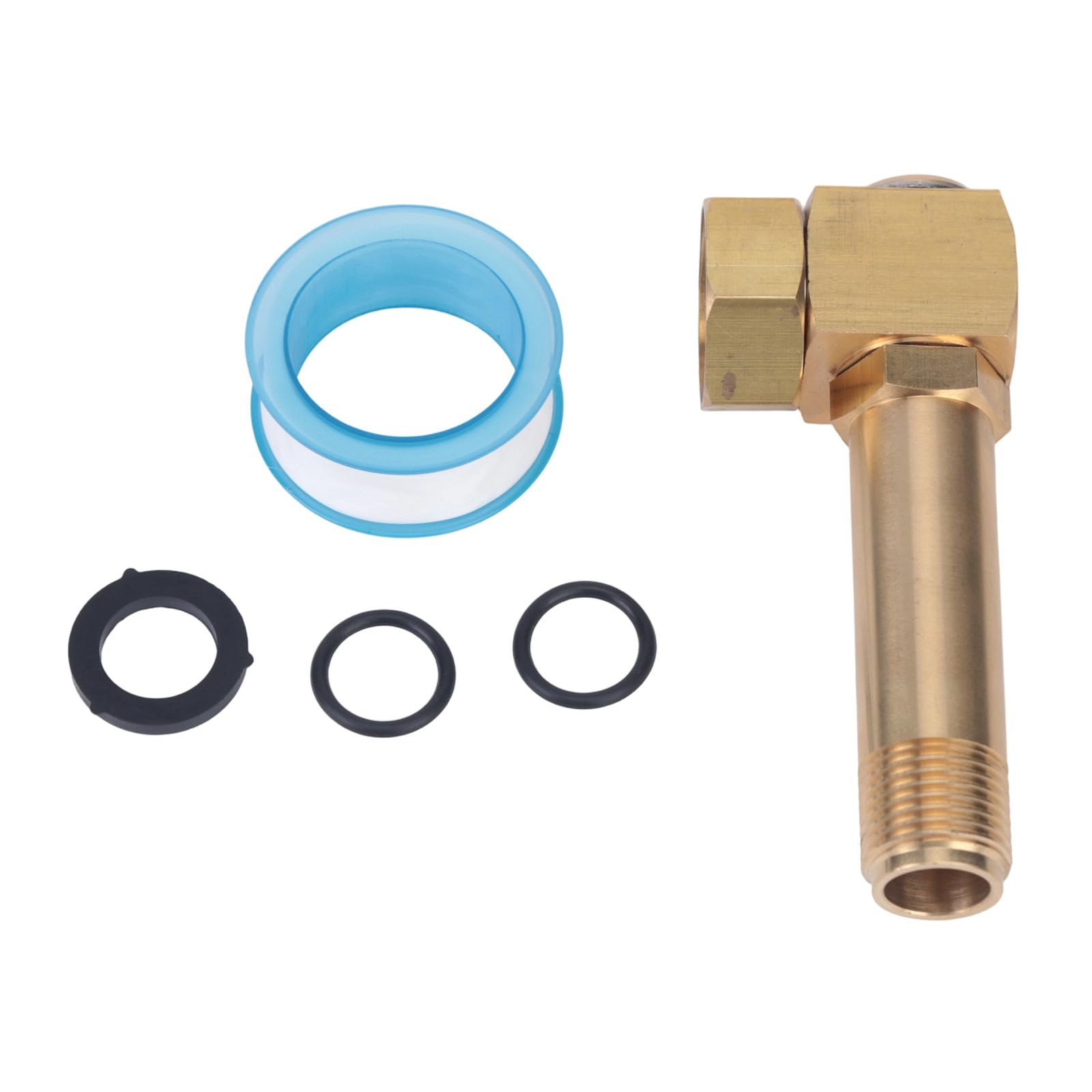 Lwhzofr Multicolor Brass Connector Hose Connector Replacement Extended Length For Garden Hose Adapter Broad Compatibility Setup Rotating Fitting