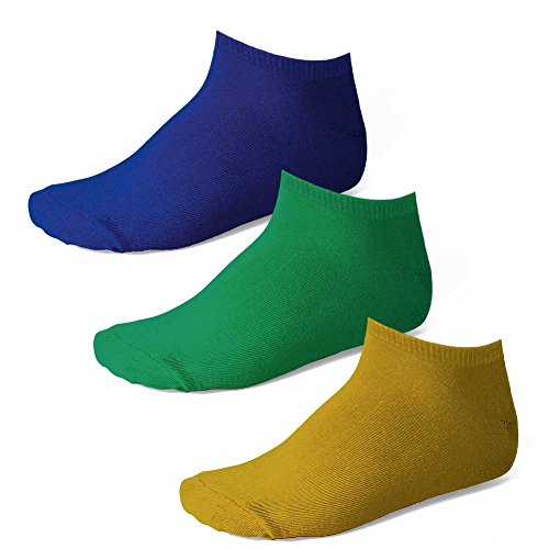 tiemart Men's Ankle Socks, 3-Pack