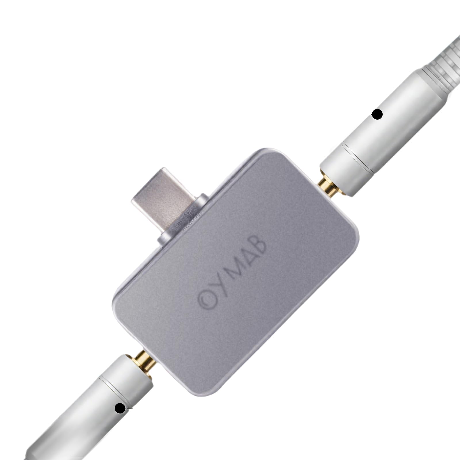 USB C DAC Headphone Amplifier, High Resolution 32bit/384kHz Portable HiFi Audio Adapter, USB Type C to 3.5/4.4mm Earbuds Amp Jack Dongle for Phone/PC - Plug and Play (Titanium)-image-29
