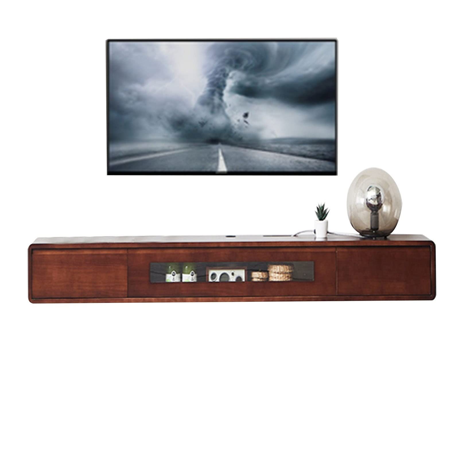 Buy Floating Tv Stand Unit wall ed tv unit 120cm Solid Wood
