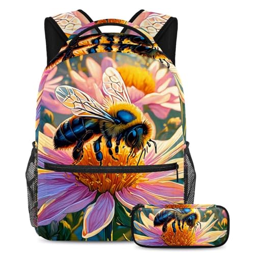 Sac à dos avec trousse à crayons pour ranger facilement toutes les fournitures