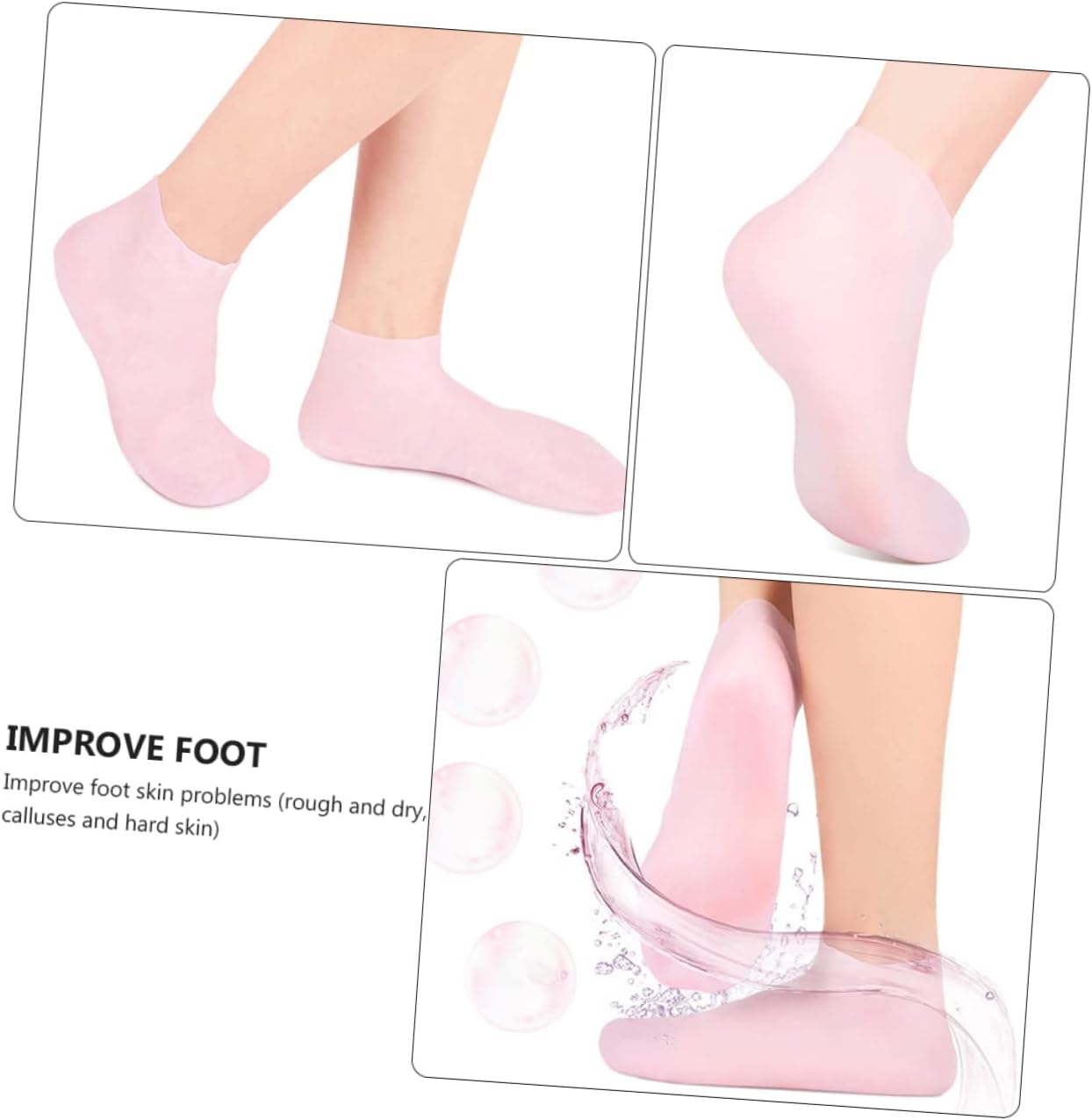Moisturizing Foot Skin Socks Sebs Protective Moisturize Socks for Cracked Heels Friction Non Slip Rejuvenate Feet Care for Women