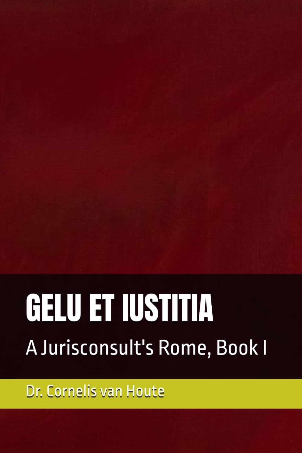 GELU ET IUSTITIA: A Jurisconsult's Rome, Book I: 1 (Roman Law Series)