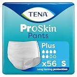 TENA Pants Plus Classic | Taglia S | 6 gocce | Pantaloni per incontinenza | Confezione da 4 pezzi da 14. _.