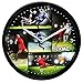 Produktbild alles-meine.de GmbH Wanduhr - Fußball & Fußballspieler - inkl. Name - Ø 23 cm groß - sehr leise ! - Uhr - Analog - Wohnzimmer & Kinderzimmer - Lernuhr - Kinder & Erwachsene -.