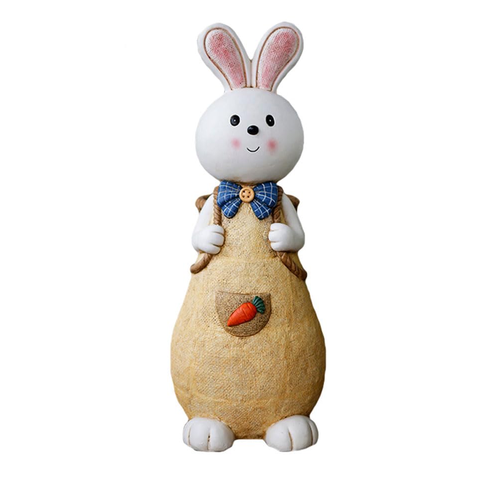 DFGHNBVC 28.3 Inch Height MgO Planter, Creative Cute Rabbit Design Planter Pot, Indoor/Outdoork, Large Flower Pots For Front Porch, Indoor Outdoor Use In Patio Living Room Garden Courtyard