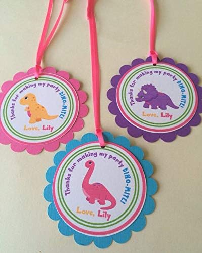 Dinosaur Girl Personalized Party Package
