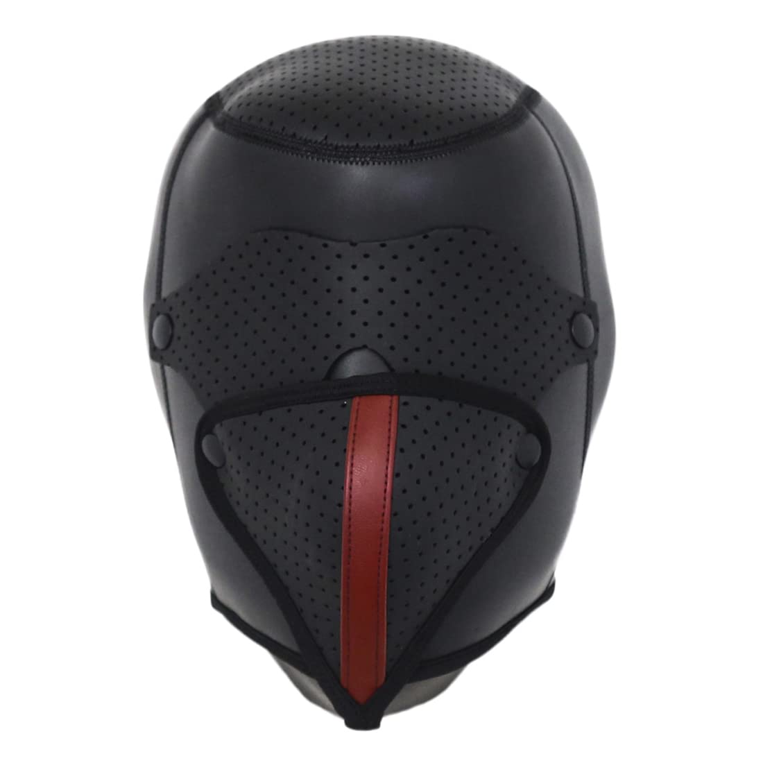 Detachable Blindfold Mouth Masks Leather Hood Masks Cosplay Head Hood Accessory