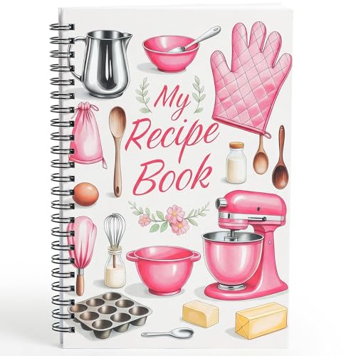 Livre de recettes à écrire pour ne plus perdre vos notes grâce au carnet de cuisine vierge de 104 p