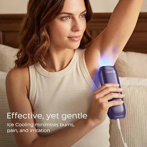 Image of Lorentis IPL laser Hair Removal Device - FDA Approved, Painless & Permanent Hair Reduction for Women & Men - Unlimited Flashes for Face, Body & Bikini - 2 Year Warranty
