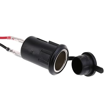 MAXBELL Car Motorcycle Waterproof Cigarette Lighter Power Socket With 30cm Cable