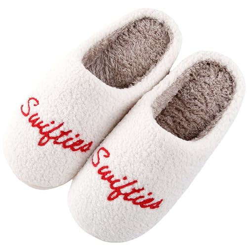 Comfy House Slippers For Women Men, Ladies Fuzzy Bedroom Slippers,indoor Outdoor Memory Foam Shoes2