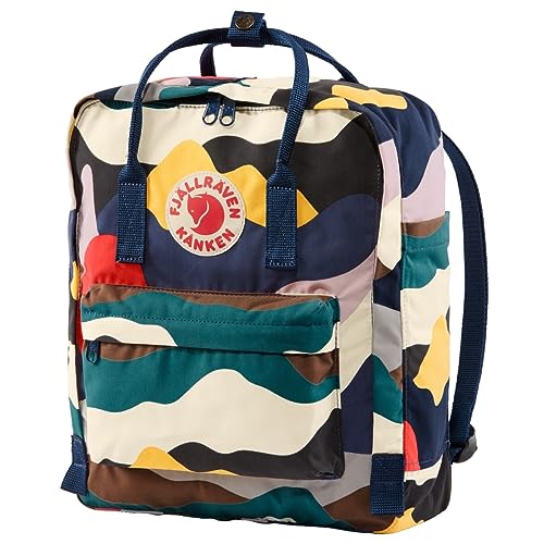 Fjallraven Women's Kanken Backpack, Summer Landscape, Print, Blue, One Size