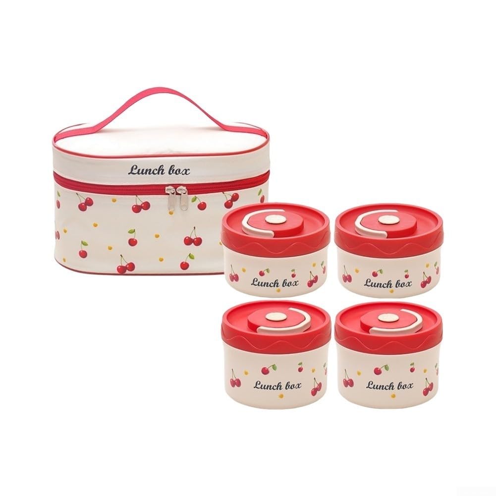 Juego Fiambreras para acero 304 600ml Sin BPA Reutilizables Juego
