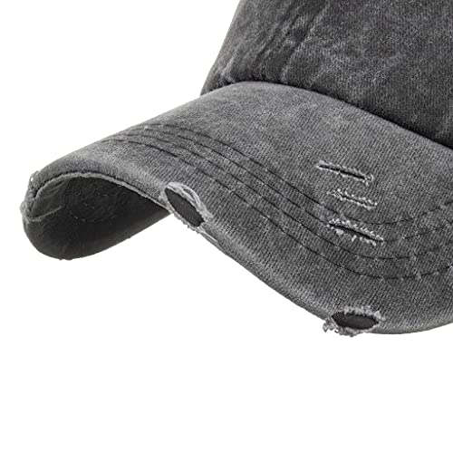Gorra de béisbol para protegerse del sol sin calor con diseño vintage ajustable 4