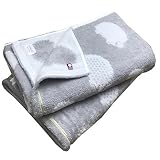 今治タオル バスタオル 2枚組 【ブランド認定】 60x120cm グレー 2枚 ハリネズミ柄 かわいい ふわふわ 吸水 速乾 (グレー2枚)