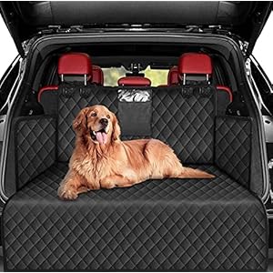 SIVIES Dog Car Seat Cover, SUV Boot Protector Blanket Liners For Cars Back Seats Dogs with Side Protection Universal…