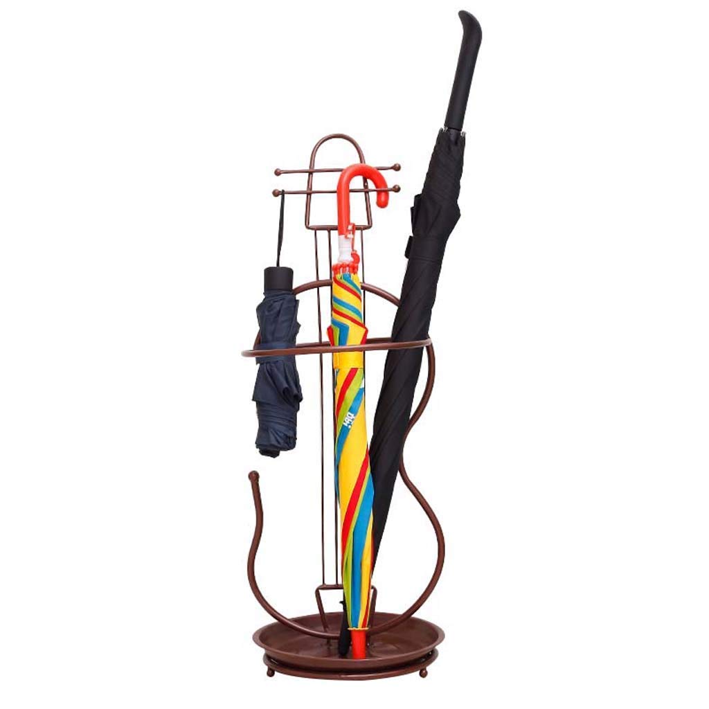 Support de parapluie en fer forgé guitare pour entrée