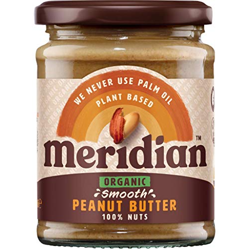 Meridian Organic Smooth Peanut Butter No Added Sugar (280g) - Pack of 2 image 2