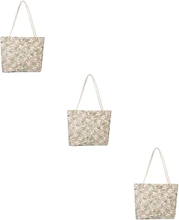 3 Pçs Saco De Praia Sacos De Mão Tecido Grande Saco Das Mulheres Bolsas De Ombro Bolsa Feminina Saco De Armazenamento Sacos De Pântano Para As Mulheres Sacola Casual Feminino Saco