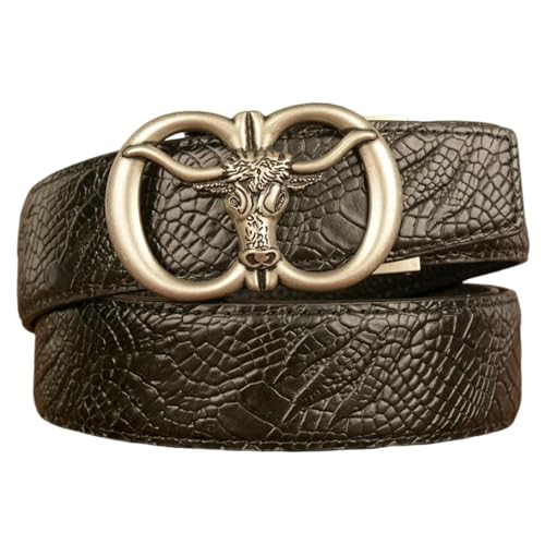 Ceinture à cliquet homme et boucle automatique pour costume et bureau