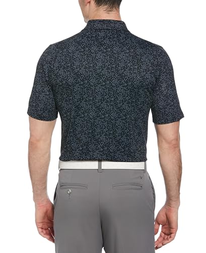 Polo de golf para hombre Callaway con estampado Chevron, manga corta, tecnología Swing Tech y absorción de humedad miniatura 2