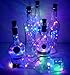 VOOKRY 8 Pack Wine Bottle Lights with Cork, Multicolor 20 LED Battery Operated Cork String Lights Mini Copper Wire Bottle Lights for Liquor Bottles Crafts, DIY, Party, Gifts, Wedding, Bar Decoration