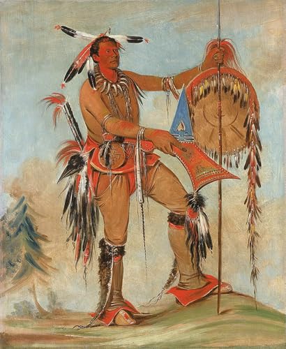 Art Mural George Catlin grand tableau vintage pour raviver un mur vide de chambre 60x90