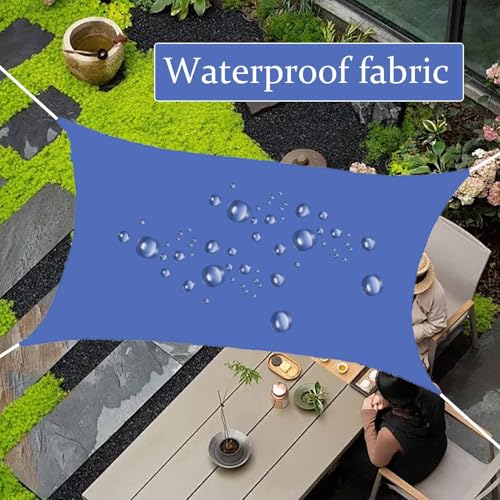 Toile ombrage extérieure imperméable rectangulaire 2x3.1m protection UV - 6
