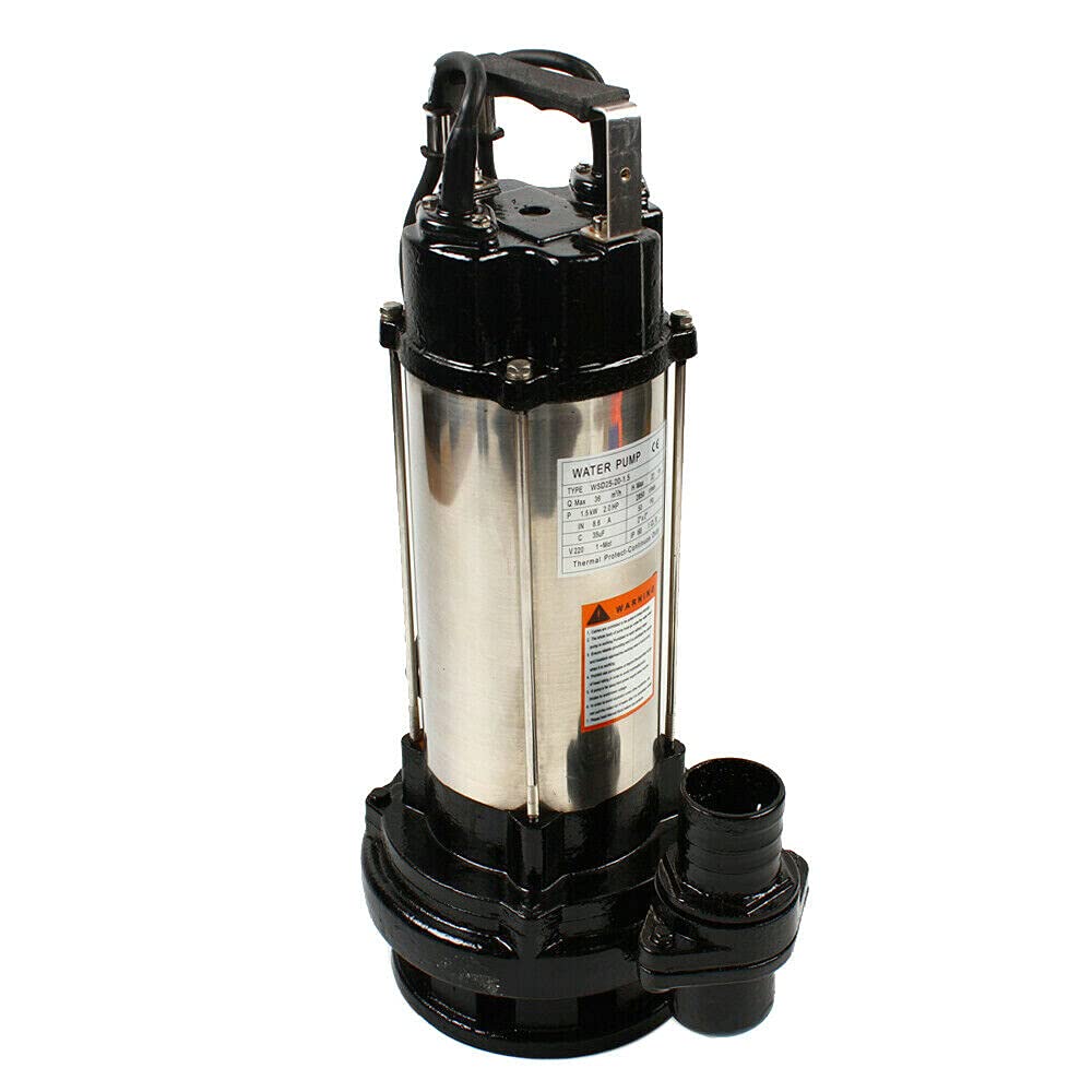 Pompe Submersible Pour Eaux Usées 1500 W En Acier Inoxydable Pour