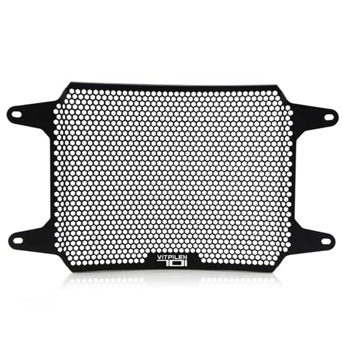 NARDEDP Motorrad-Kühlergrillschutzabdeckungsteile, kompatibel mit Vitpilen 701 Svartpilen 701 2019 2020 2021(Vitpilen701 LOGO)
