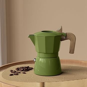 Cafetera y Cafetera Espresso para Estufa, Cafetera Clásica Moka Pot, Cafetera de Estilo Antiguo Mocha Pot1