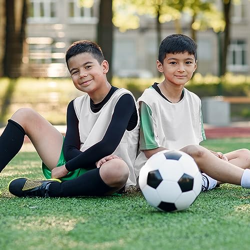 Image of Sintege 12 Pcs Soccer Pinnies Pennies Jersey Scrimmage Vest Sports Practice Jersey Mesh Basketball Vest for Youth Adult Kids