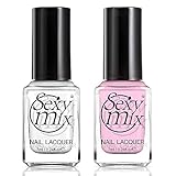 Sexy Mix Nail Art Liquid Latex Nail Polish Barrier, Simply Peel Off Liquid Tape Mess Free Cuticle Guard for Manicures & Pedicures, Nails Edge Protector