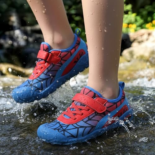 EQW Kids Barefoot Water Shoes, Wide Toe Quick Dry Aqua Socks for Boys Girls — view 2