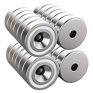 Magnetpro MA20-24 Neodym Befestigungsmagnete 24 Stück