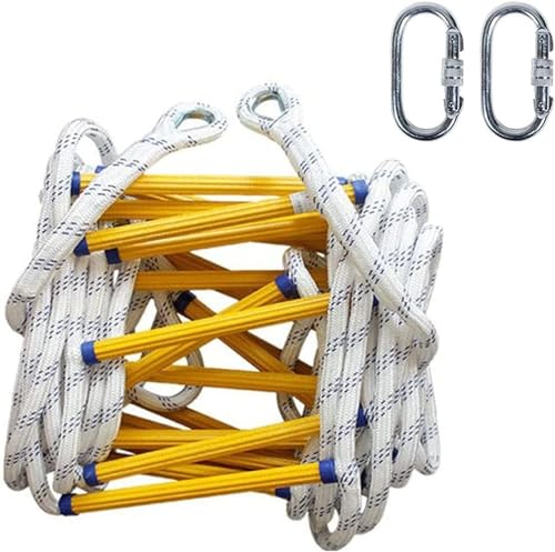 Échelle de secours de 8m robuste pour évacuation d'urgence de fenêtre et balcon