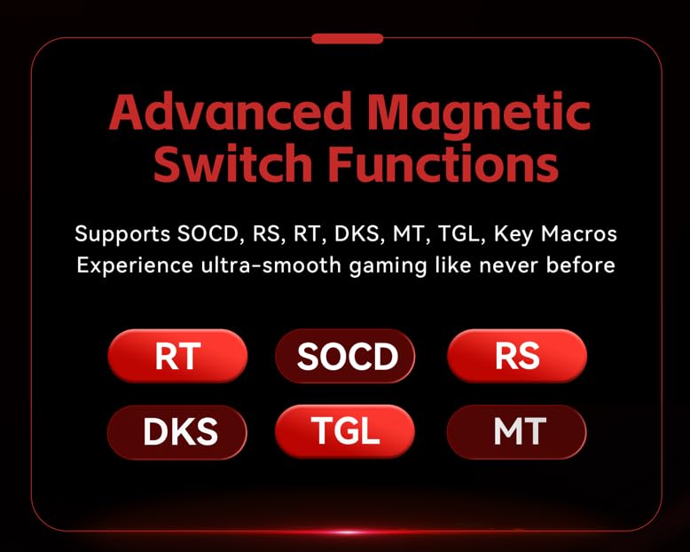 Image of Madlions MAD 68 Pro - Wooting Killer | Magnetic /Mechanical Gaming Keyboard 65% | 8000Hz Polling Rate | RT Latency /Reset Ultra Export | 16.5M RGB | Web Drivers | Magnetic Switch | US QWERTY Layout