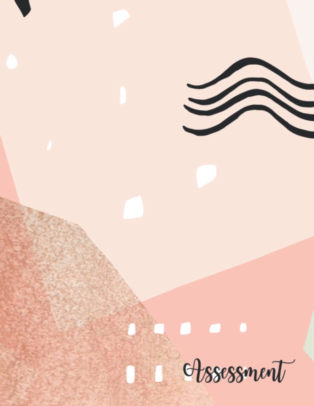 Student Assessment Logbook for Teachers: Anecdotal record notebook: Pink Retro Abstract