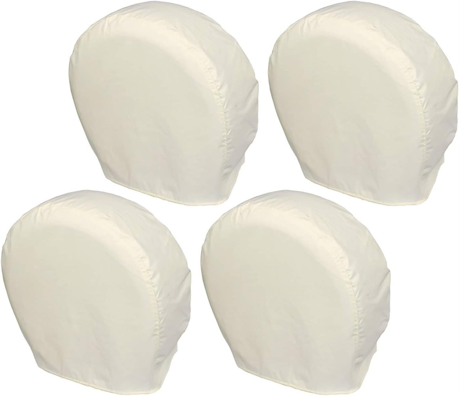 THE WHITE SHOPTire Covers 4 Pack - Tough Tire Wheel Protector For Truck, SUV, Trailer, Camper, RV - Universal Fits Tire Diameters 26-31.9 inches, Black (Color : White, Size : Medium)