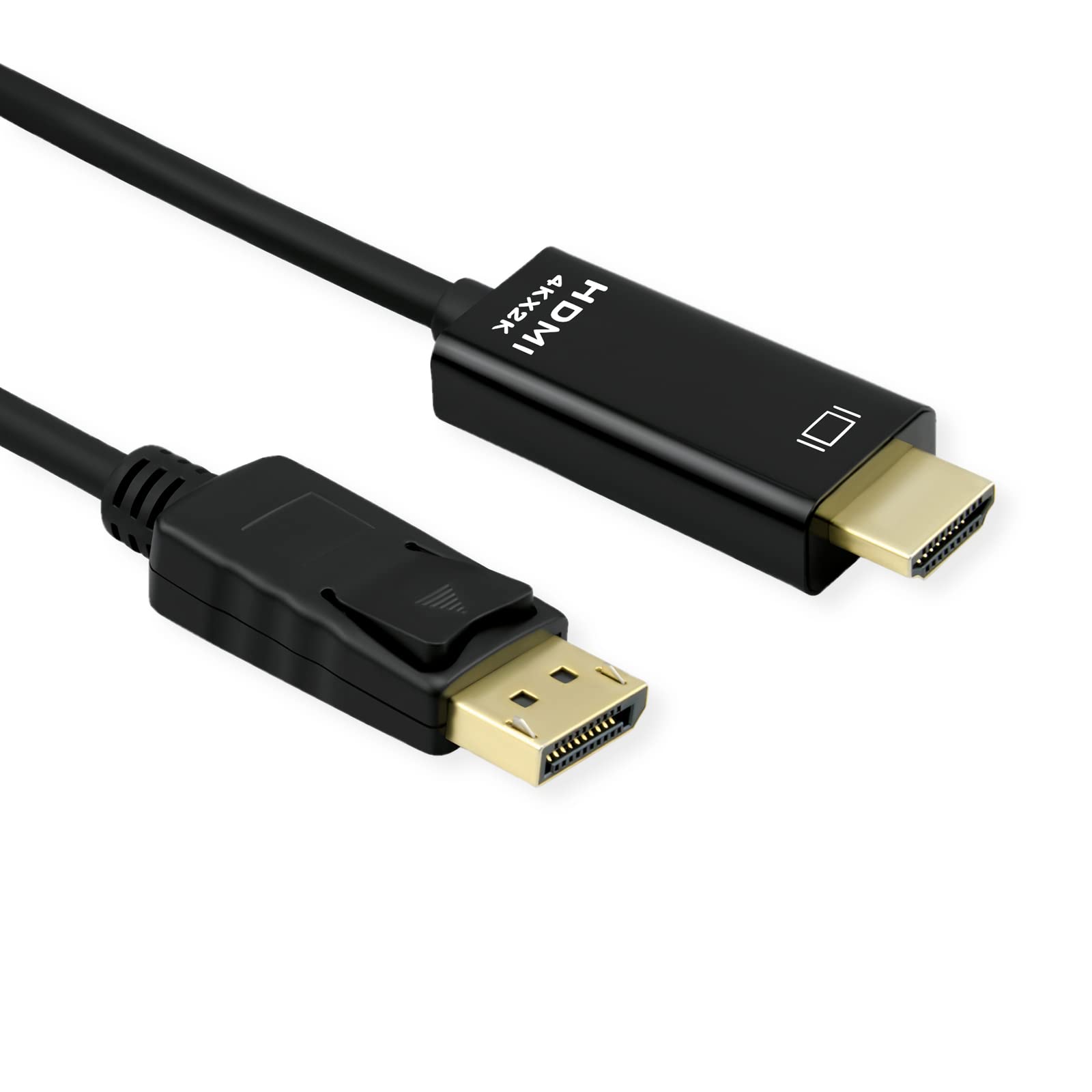 ROLINE DisplayPort Cable DP - UHDTV, Slim, ST/ST, Black, 2 m