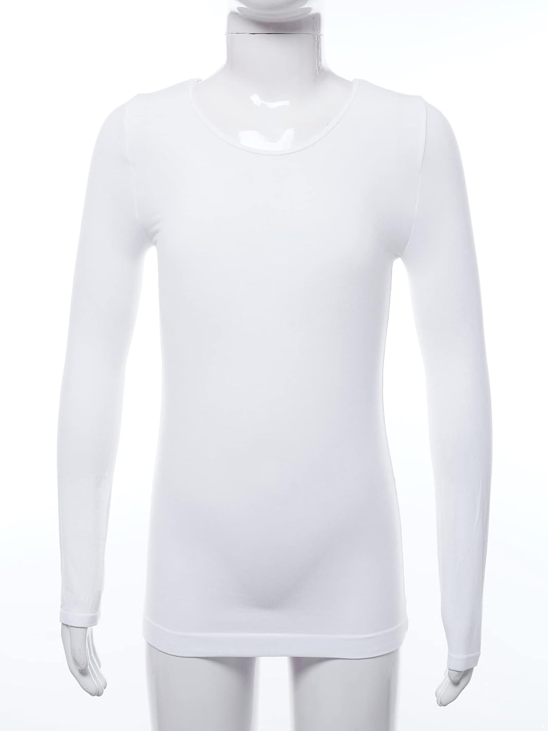 JanJean Kids Girls Boys Compression Long Sleeve Thermal Underwear Tops for Dance Gymnastics Ballet