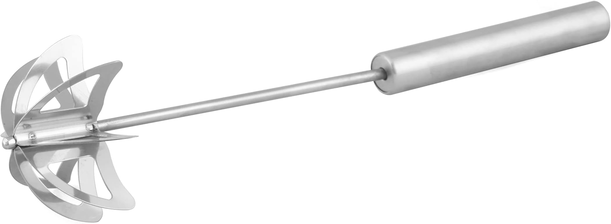 KedgeStainless Steel Shiny Finish Rotating Whisk, 29.75 Cm Size